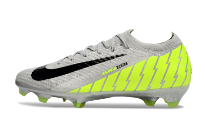Nike Air Zoom Mercurial Vapor 16 Elite FG Firm Ground Soccer Cleats - Grey/Black/Yellow