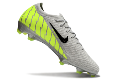 Nike Air Zoom Mercurial Vapor 16 Elite FG Firm Ground Soccer Cleats - Grey/Black/Yellow