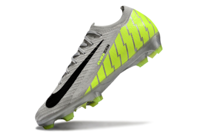 Nike Air Zoom Mercurial Vapor 16 Elite FG Firm Ground Soccer Cleats - Grey/Black/Yellow