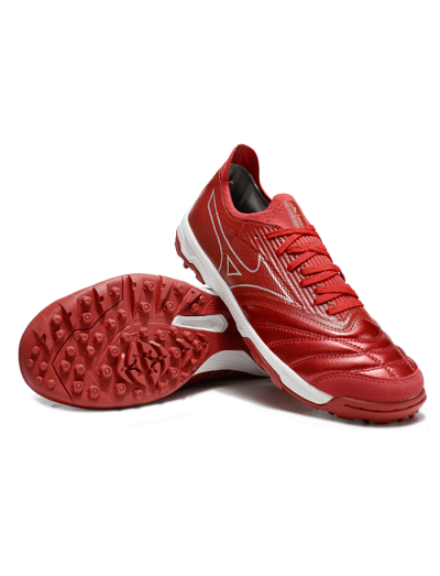 Mizuno Morelia Neo Sala TF Soccer Shoes - Red/Gold/White