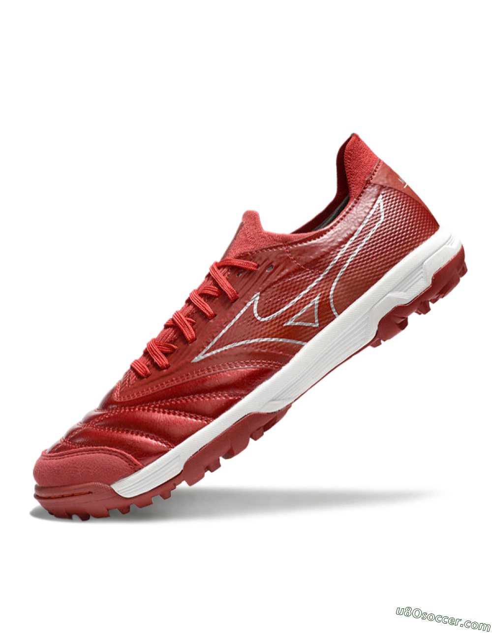 Mizuno Morelia Neo Sala TF Artificial Turf Soccer Shoes - Red/Gold/White 5
