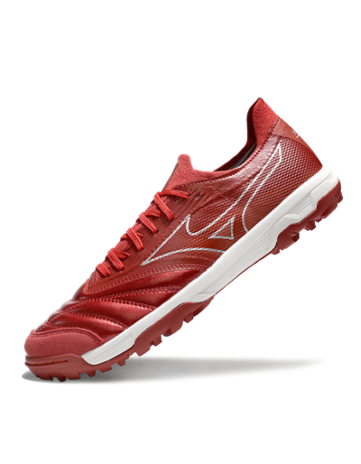 Mizuno Morelia Neo Sala TF Artificial Turf Soccer Shoes - Red/Gold/White