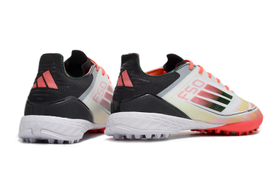 Adidas F50 Elite TF Artificial Turf Soccer Shoes - White/Red/Yellow