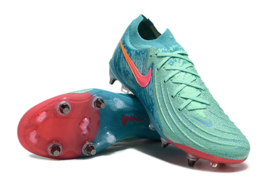 Nike Phantom Luna Elite SG Soft Ground Soccer Cleats - Jade/Red/Blue