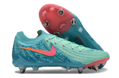 Nike Phantom Luna Elite SG Soft Ground Soccer Cleats - Jade/Red/Blue