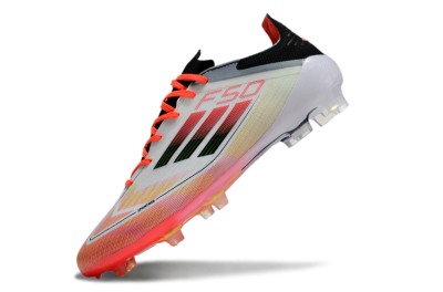 Adidas F50 Elite FG Firm Ground Soccer Cleats - White/Red/Yellow