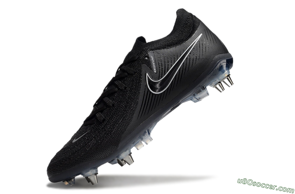 Nike Phantom Luna Elite SG Soft Ground Soccer Cleats - Black/White/Blue 5