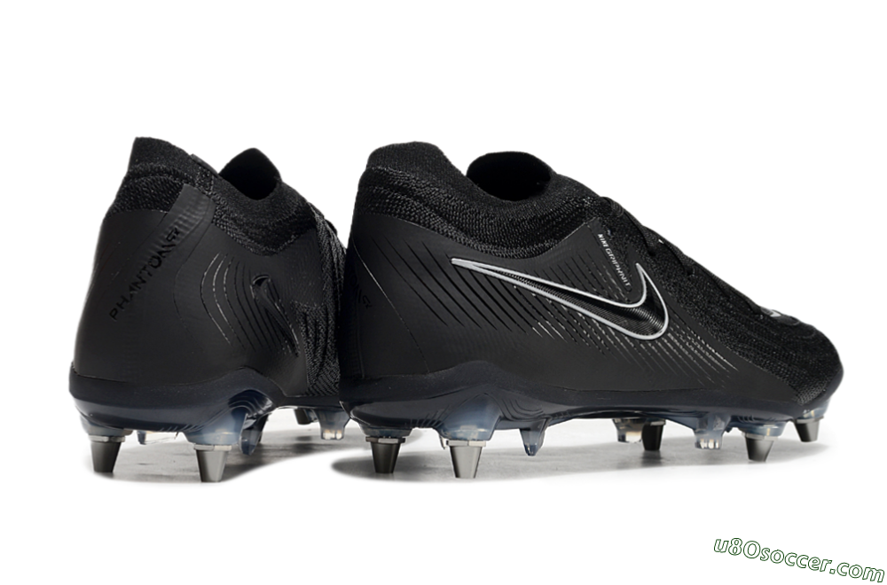 Nike Phantom Luna Elite SG Soft Ground Soccer Cleats - Black/White/Blue 6