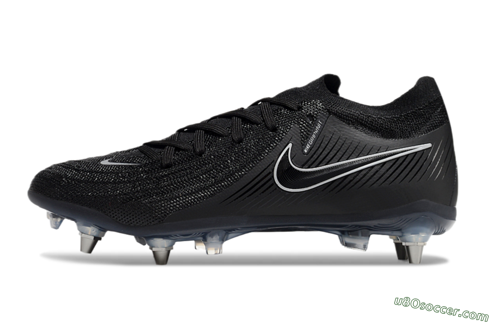 Nike Phantom Luna Elite SG Soft Ground Soccer Cleats - Black/White/Blue 2