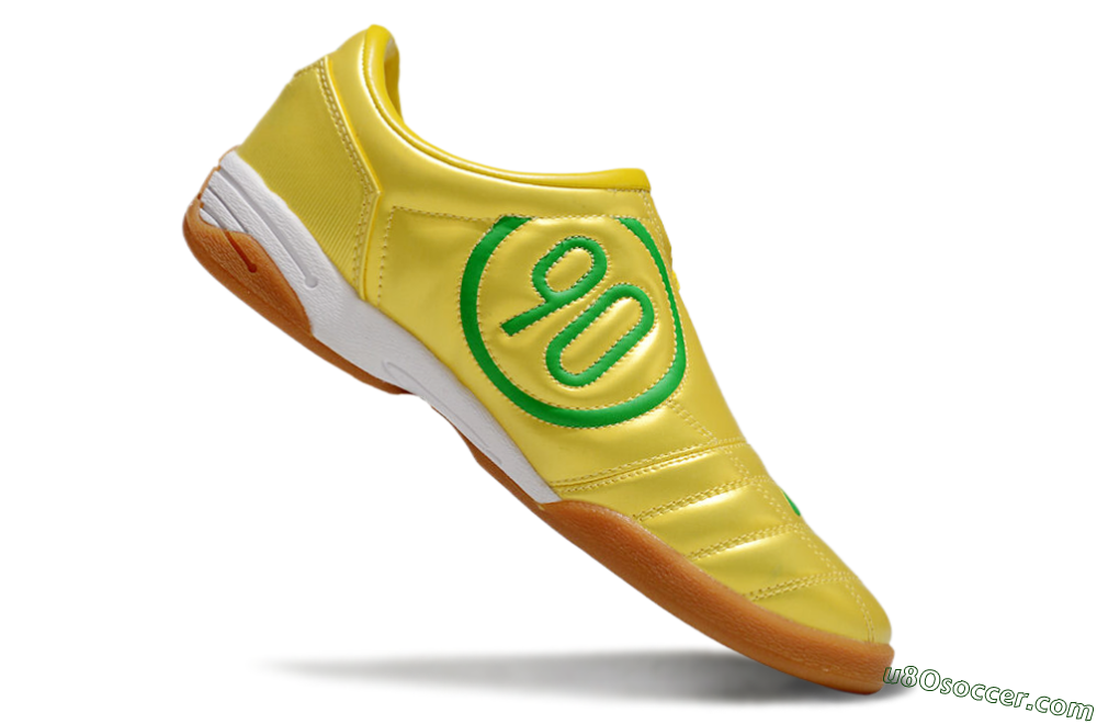 Nike Total 90 II IC Indoor & Futsal Soccer Shoes - Yellow/Green/White 4