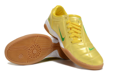 Nike Total 90 II IC Indoor & Futsal Soccer Shoes - Yellow/Green/White
