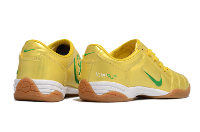 Nike Total 90 II IC Indoor & Futsal Soccer Shoes - Yellow/Green/White