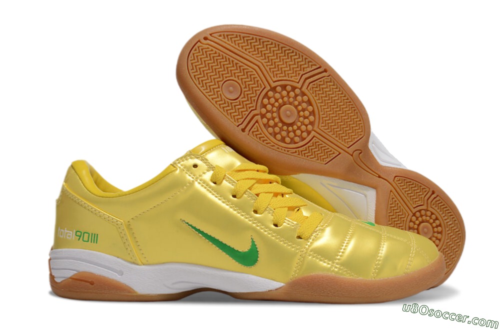Nike Total 90 II IC Indoor & Futsal Soccer Shoes - Yellow/Green/White 1