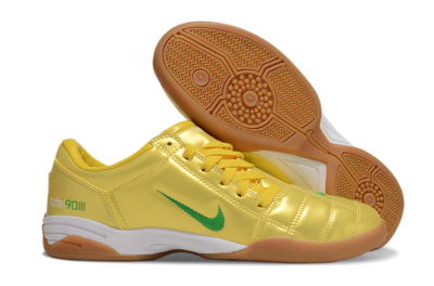 Nike Total 90 II IC Indoor & Futsal Soccer Shoes - Yellow/Green/White