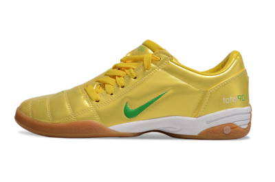Nike Total 90 II IC Indoor & Futsal Soccer Shoes - Yellow/Green/White