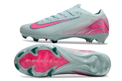 Nike Air Zoom Mercurial Vapor 16 Elite FG Firm Ground Soccer Cleats - Jade/Pink/Silver