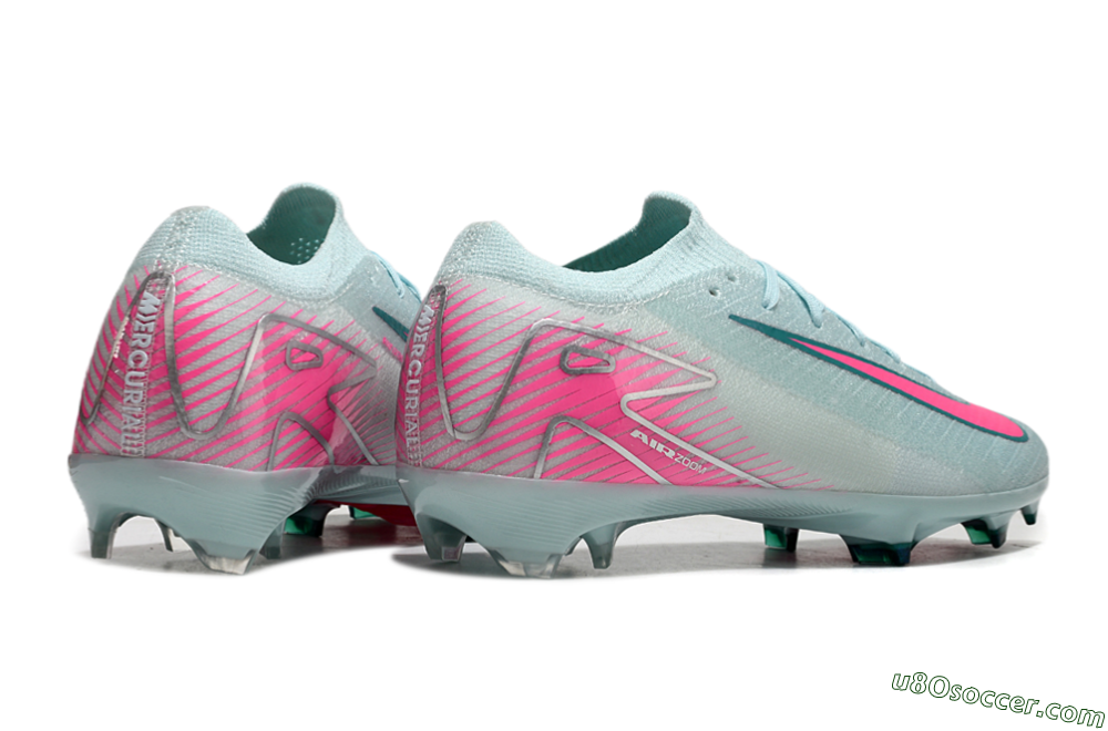 Nike Air Zoom Mercurial Vapor 16 Elite FG Firm Ground Soccer Cleats - Jade/Pink/Silver 0