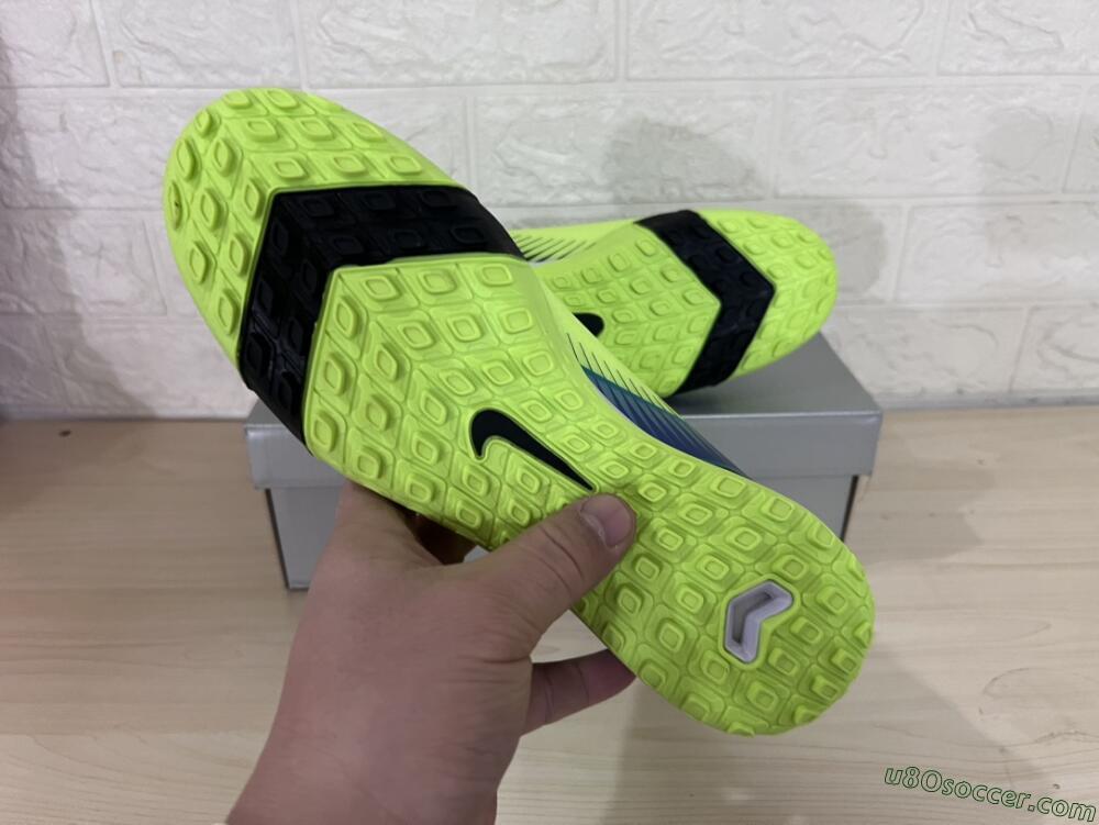 Nike Air Zoom Mercurial Superfly 10 Elite TF Artificial Turf Soccer Shoes - Yellow/Black/Blue