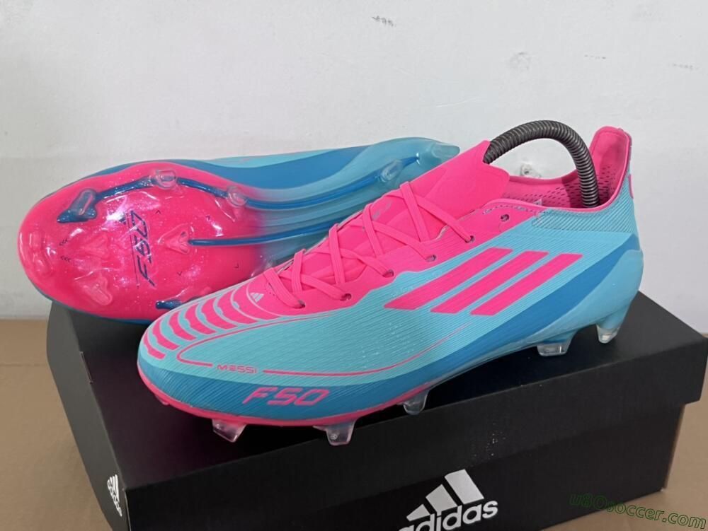 Adidas F50+ Elite FG Firm Ground Soccer Cleats - Jade/Pink/White