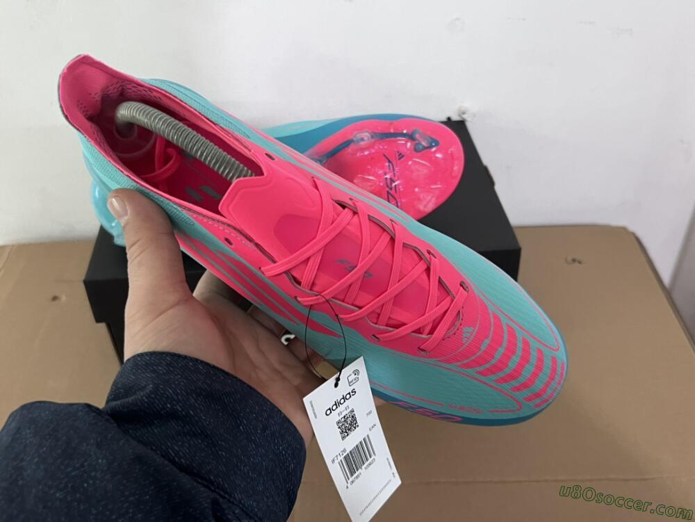 Adidas F50+ Elite FG Firm Ground Soccer Cleats - Jade/Pink/White