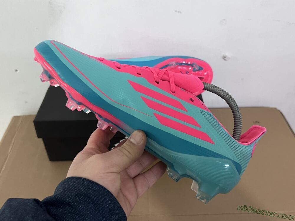 Adidas F50+ Elite FG Firm Ground Soccer Cleats - Jade/Pink/White