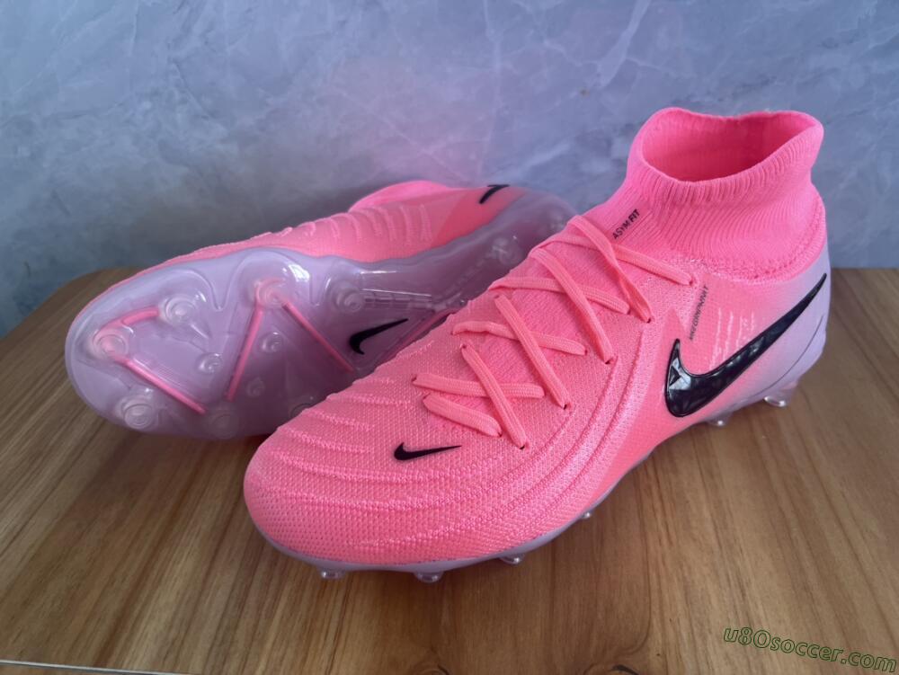 Nike Phantom Luna Elite AG Artificial Grass Soccer Cleats - Pink/Black