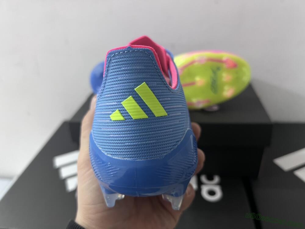 Adidas F50 Elite TF Artificial Turf Soccer Shoes - Blue/Pink/Yellow
