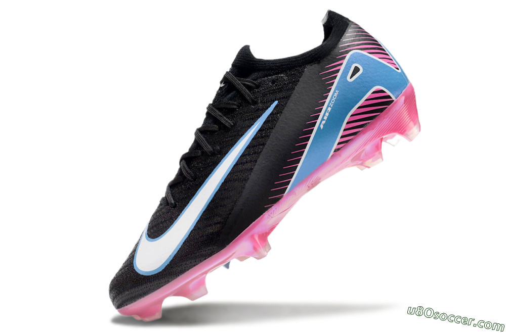 Nike Air Zoom Mercurial Vapor 16 Elite FG Firm Ground Soccer Cleats - Black/Blue/White/Pink 5