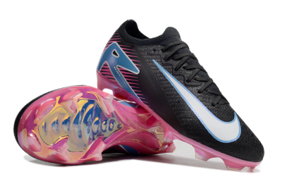 Nike Air Zoom Mercurial Vapor 16 Elite FG Firm Ground Soccer Cleats - Black/Blue/White/Pink