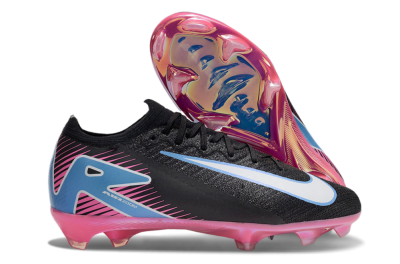 Nike Air Zoom Mercurial Vapor 16 Elite FG Firm Ground Soccer Cleats - Black/Blue/White/Pink