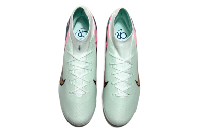 Nike Air Zoom Mercurial Superfly 10 Elite AG Artificial Grass Soccer Cleats - Jade/Gold/Pink