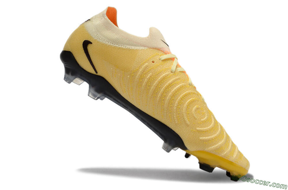 Nike Phantom GX 2 Elite FG Firm Ground Soccer Cleats - Yellow/Black 4