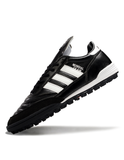 Adidas Mundial Team Astro TF Artificial Turf Soccer Shoes - Black/White