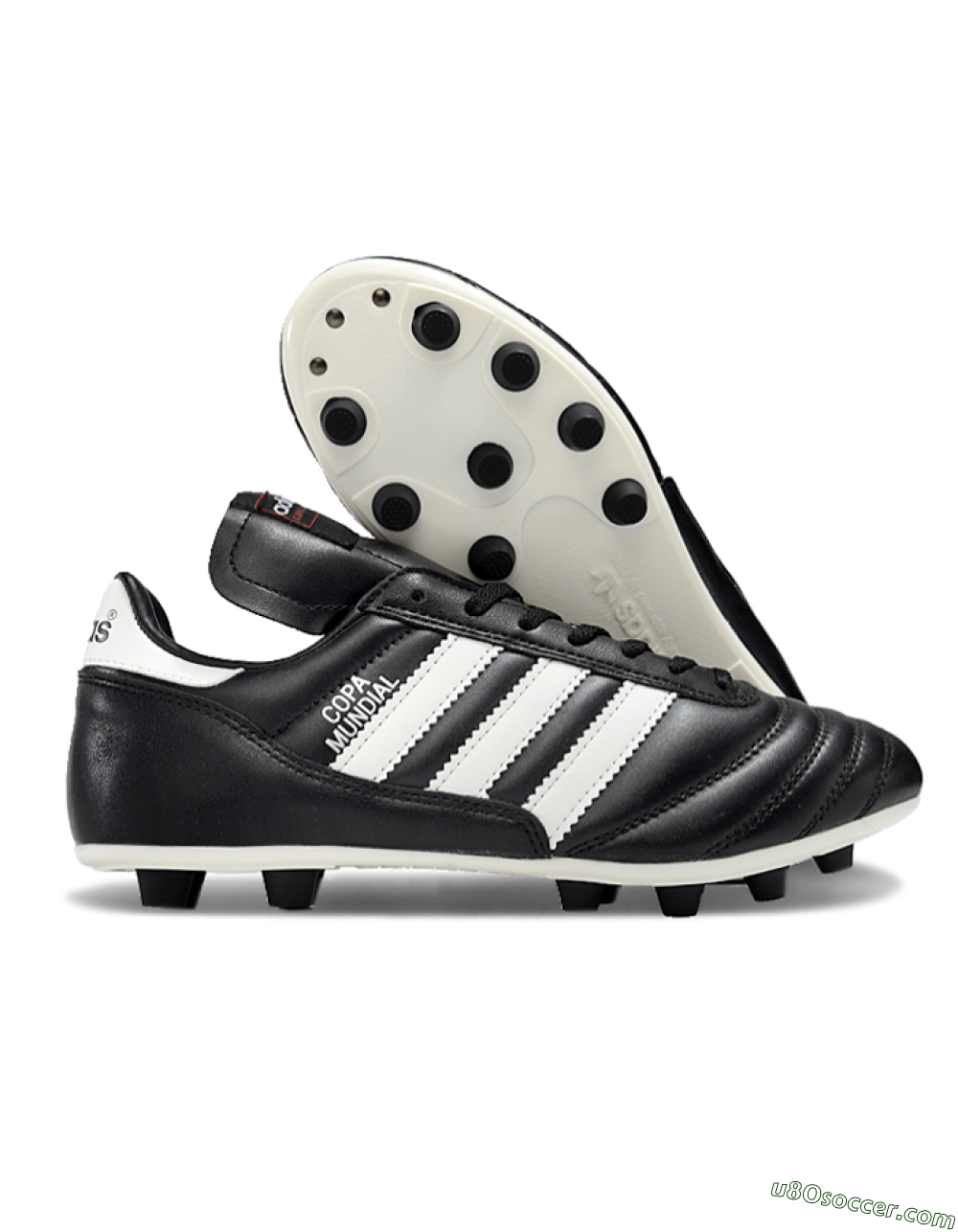 Adidas Mundial Team Astro TF Artificial Turf Soccer Shoes - Black/White 1