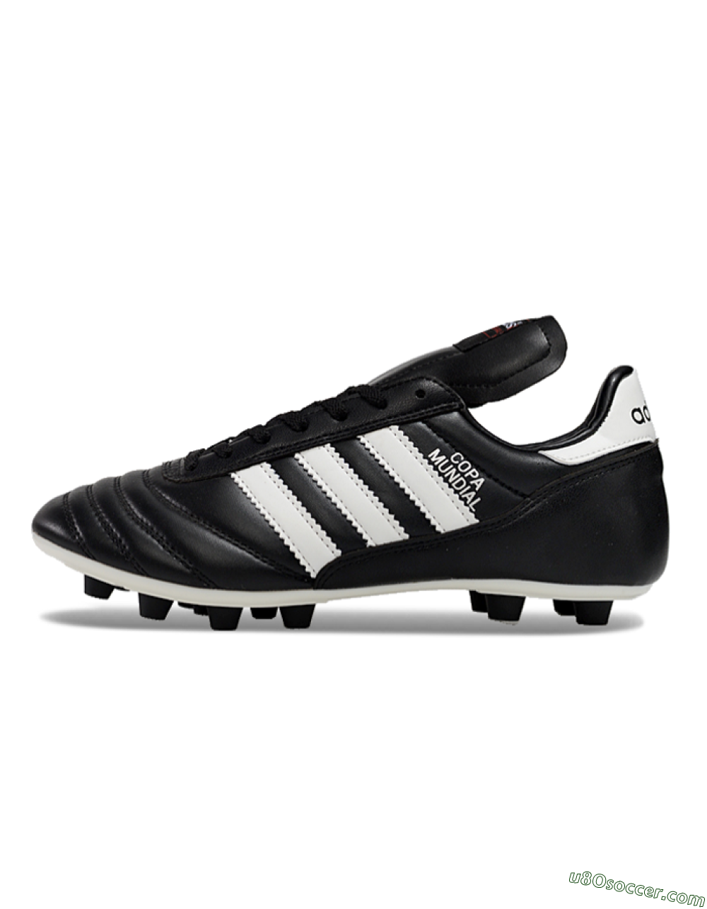 Adidas Mundial Team Astro TF Artificial Turf Soccer Shoes - Black/White 2