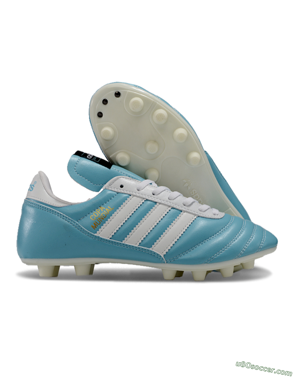 Adidas Mundial Team Astro TF Artificial Turf Soccer Shoes - Jade/White/Black 1