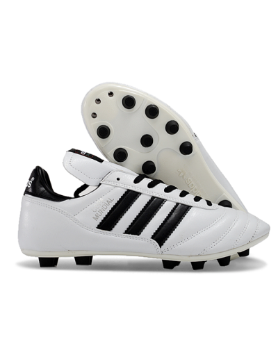 Adidas Mundial Team Astro TF Artificial Turf Soccer Shoes - White/Black