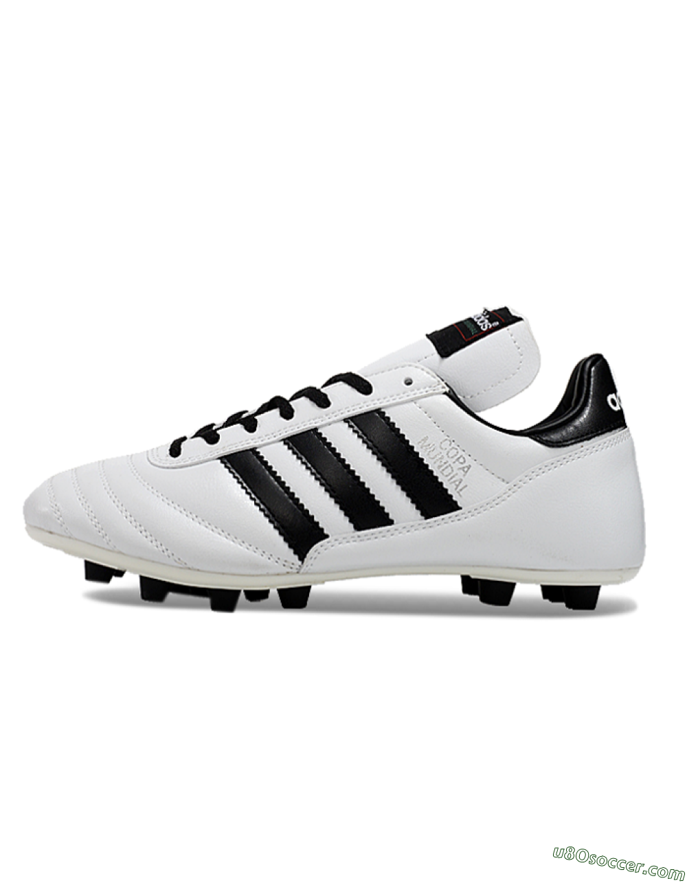 Adidas Mundial Team Astro TF Artificial Turf Soccer Shoes - White/Black 2