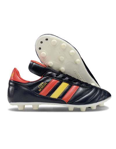Adidas Mundial Team Astro TF Artificial Turf Soccer Shoes - Black/Red/Yellow