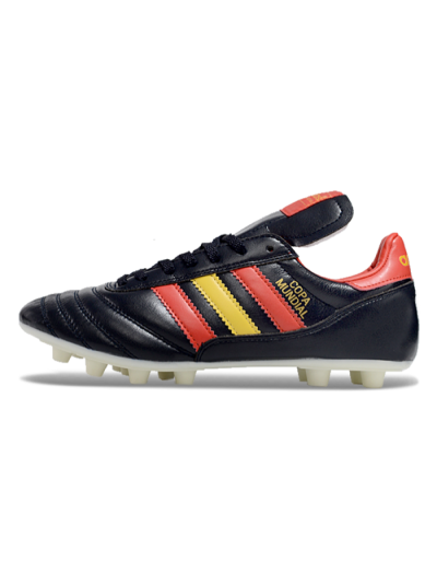 Adidas Mundial Team Astro TF Artificial Turf Soccer Shoes - Black/Red/Yellow