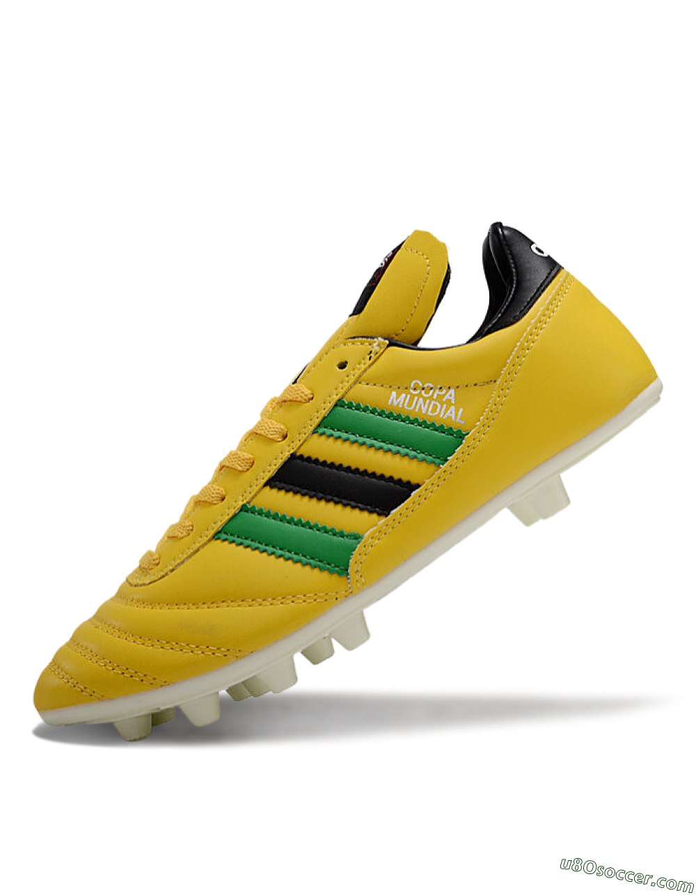 Adidas Mundial Team Astro TF Artificial Turf Soccer Shoes - Yellow/Green/Black 5