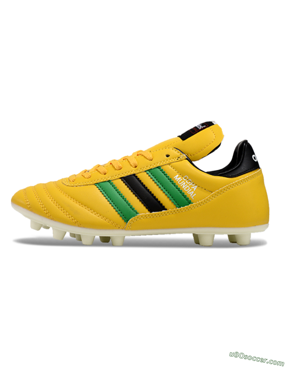 Adidas Mundial Team Astro TF Artificial Turf Soccer Shoes - Yellow/Green/Black 2