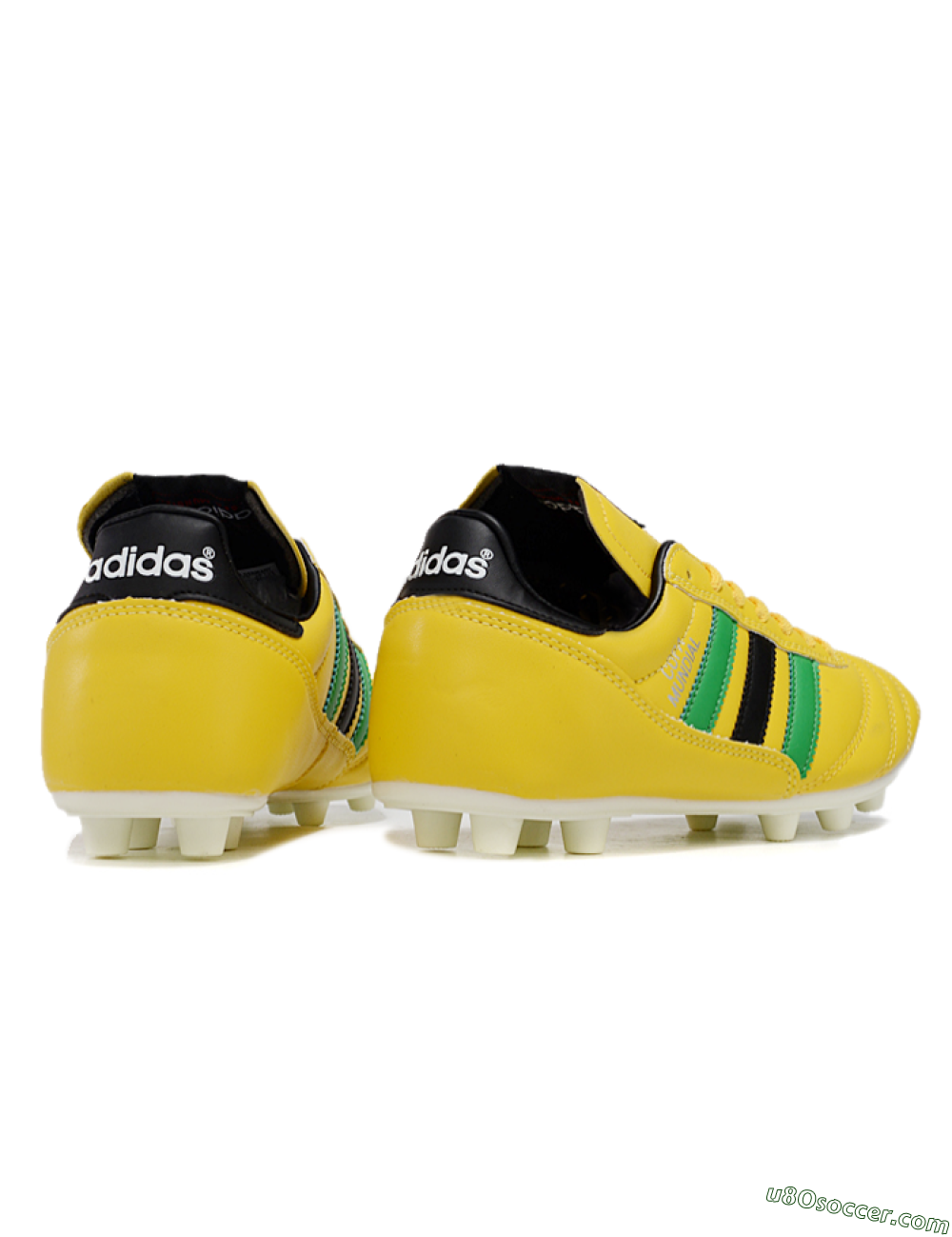 Adidas Mundial Team Astro TF Artificial Turf Soccer Shoes - Yellow/Green/Black 6