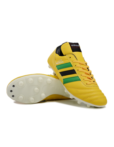 Adidas Mundial Team Astro TF Artificial Turf Soccer Shoes - Yellow/Green/Black