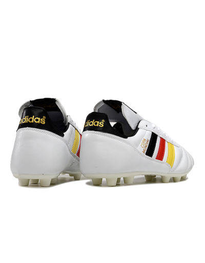 Adidas Mundial Team Astro TF Artificial Turf Soccer Shoes - White/Black/Red/Yellow