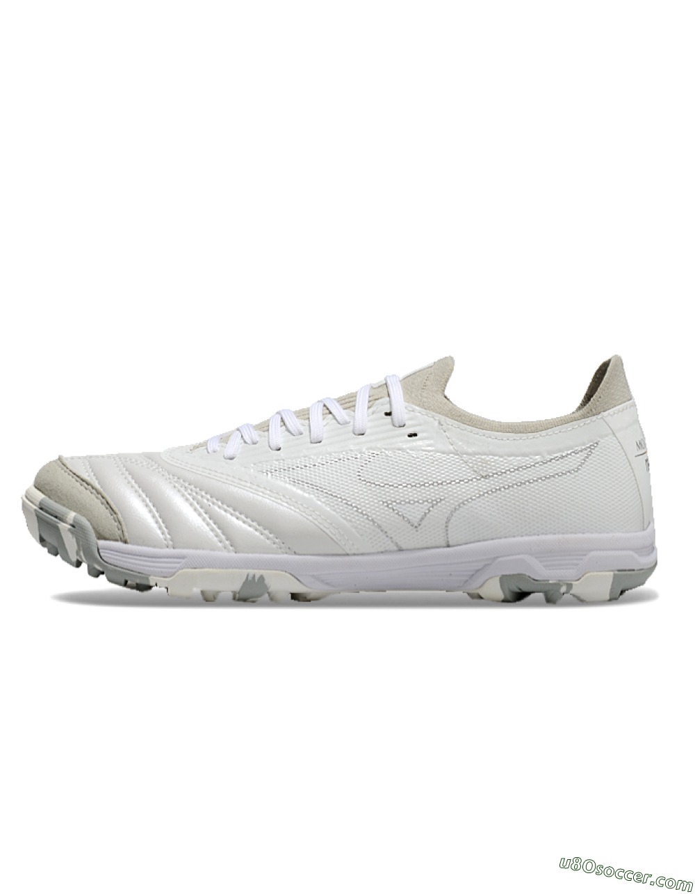 Mizuno Morelia Neo Sala TF Artificial Turf Soccer Shoes - Grey/White/Camo 2