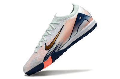 Nike Air Zoom Mercurial Vapor 16 Elite TF Artificial Turf Soccer Shoes - Jade/Gold/Blue