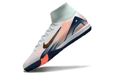 Nike Air Zoom Mercurial Superfly 10 Elite TF Artificial Turf Soccer Shoes - Jade/Gold/Pink
