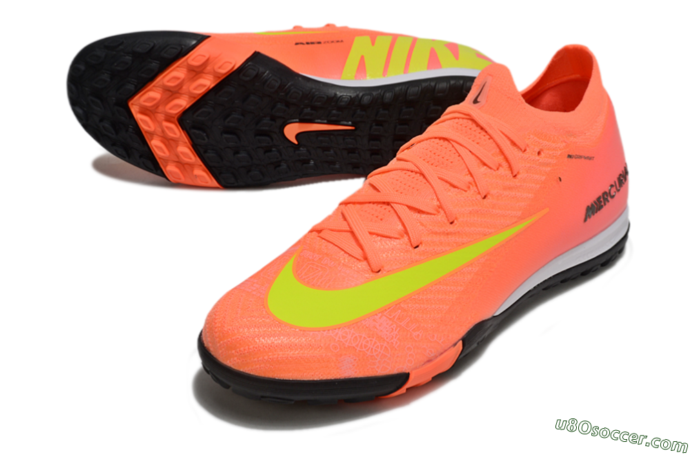 Nike Air Zoom Mercurial Vapor 16 Elite TF Artificial Turf Soccer Shoes - Red/Yellow/White 3