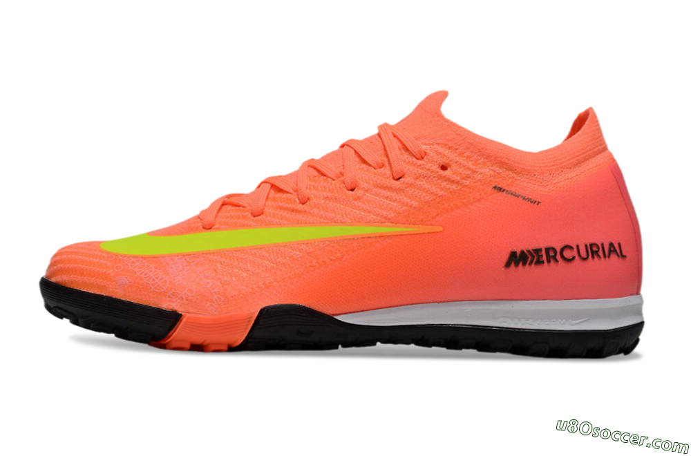 Nike Air Zoom Mercurial Vapor 16 Elite TF Artificial Turf Soccer Shoes - Red/Yellow/White 2